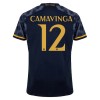 Maillot de Foot Real Madrid Camavinga 12 Exterieur 2023-24
